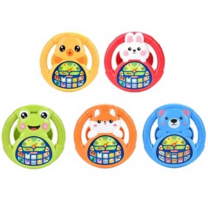 Juguete Educativo para Niños 2026, Volante de Dibujos Animados con Rotación de 360 Grados, con Luces y Música Simuladas, Funciones de Conducción con Diseño de Animales - Product Image 2