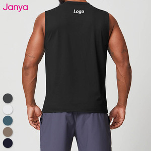 Débardeur de sport Janya pour <span class=keywords><strong>homme</strong></span> en Spandex et Polyester, coupe ajustée, idéal pour la course et la gym, personnalisable par sublimation avec logo, style débardeur musculaire - Product Image 3