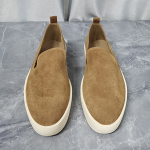 Nuevos Zapatos de Mujer de Cuero Genuino de Ante con Suela de Goma, Mocasines Casuales Cómodos de Piel de Vacuno con Punta Redonda y Suela Gruesa - Product Image 6