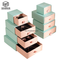 Caja de Joyería con Logotipo Personalizado, Caja Organizadora de Joyería de Alta Calidad, Caja de Papel para Anillos, Aretes y Collares
