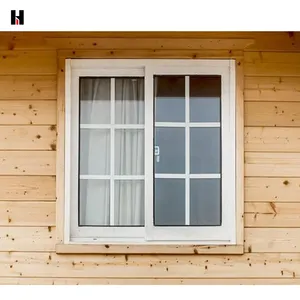 horizontal pvc sliding window double tempered glass windows and doors hurricane proof