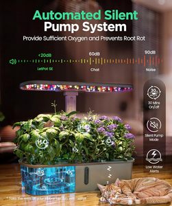 Luces <span class=keywords><strong>de</strong></span> Cultivo Hidropónico <span class=keywords><strong>de</strong></span> Espectro Completo para Cultivo Interior <span class=keywords><strong>de</strong></span> Vegetales, Hierbas, Tomates y Albahaca - Product Image 5