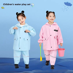 Traje de Pesca Impermeable para Niños, Mono de PVC con Botas Integradas para Pescar y Actividades en la Playa - Product Image 1