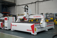 Máquina CNC Router para Trabajar la Madera de 3 Ejes con Cambio de Herramienta Semiautomático de Excelente Calidad, Venta Directa al Por Mayor