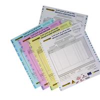 Prix usine papier pour imprimante matricielle de haute qualité 12345 9.5 "x 11" 4 pièces Ncr papier multicouche continu pour ordinateur autocopiant