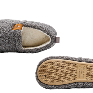 รองเท้าแตะใส่ในบ้านแบบใหม่ ผ้าพลัฌนุ่ม อุ่นสบาย กันลื่น สำหรับฤดูหนาว หนานุ่ม สไตล์ธุรกิจ - Product Image 3