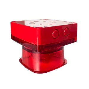 Wholesale Bright Flashing LED Strobe Sounder 85dB Fire Alarm Siren With Light