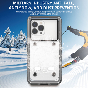 Étui universel pour téléphone portable étanche et <span class=keywords><strong>incassable</strong></span> IP68, résistant aux chocs et aux chocs, pour l'extérieur - Product Image 4