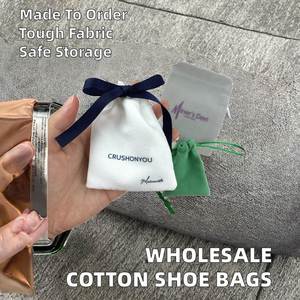 Sacs à chaussures en daim avec cordon de serrage, sacs anti-poussière, sacs pour bracelets, bijoux, lunettes, avec fonction de sécurité, impression sérigraphiée personnalisée, vente en gros exquise - Product Image 2