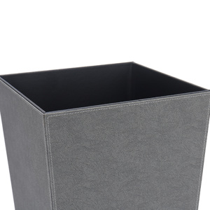 <span class=keywords><strong>Cubo</strong></span> de inodoro de cuero Pu de forma <span class=keywords><strong>rectangular</strong></span> para el hogar/<span class=keywords><strong>cubo</strong></span> de <span class=keywords><strong>basura</strong></span> de cesta de madera personalizado - Product Image 5