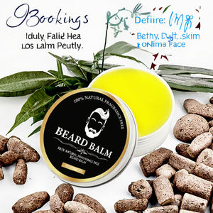 Mantequilla para Barba 100% Natural con Vitamina C y Manteca de Karité, Crema Hidratante y Nutritiva para Barbas Masculinas, Venta al Por Mayor de Fábrica OEM - Product Image 3