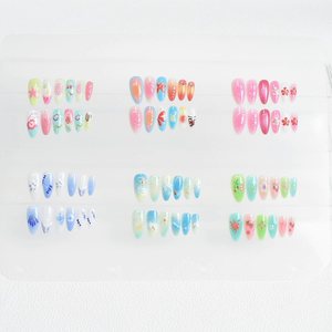 Gran oferta, conjunto <span class=keywords><strong>de</strong></span> <span class=keywords><strong>uñas</strong></span> a presión con armadura <span class=keywords><strong>de</strong></span> moda <span class=keywords><strong>de</strong></span> Navidad, <span class=keywords><strong>Uñas</strong></span> postizas reutilizables <span class=keywords><strong>de</strong></span> lujo para fiesta, boda, directo <span class=keywords><strong>de</strong></span> fábrica - Product Image 2