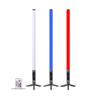 4PCS Avec Sac de Transport/IP65 Outdoor Battery LED Tube Light 5in1 RGBWA LED Wireless Remote Control PIXEL TUBE Stage Light