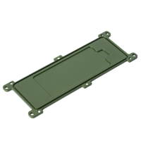 Boîtier de dissipateur thermique en aluminium usiné CNC, pièces non standard, fabrication de pièces usinées sur mesure OEM, pièces de module de communication