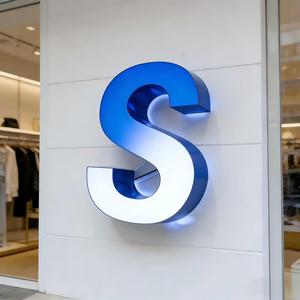 Letrero de Acrílico con Retroiluminación y Logotipo 3D Personalizado para Tiendas y Oficinas, Fácil de Instalar - Product Image 2