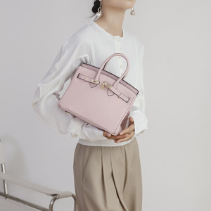 Bolso Bandolera de Cuero Genuino de Primera Capa para Mujer, Gran Capacidad, Correa Única, Diseño Elegante y Sólido - Product Image 3