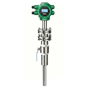 Débitmètre d'insertion M6811 SS316 PEEK pour tuyaux DN40-DN8000, débitmètre d'eau numérique LCD, raccordement à chaud PN25 130°C - Product Image 4