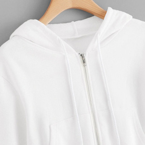 Trendy Niche Design Women's <b>Zip</b>-<b>up</b> Hoodie Warm Fleece Korean Loose Hooded Sweatshirt Winter Outerwear Spring Autumn Sporty Jacke - Product Image 5