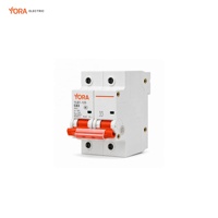 YORA MCB Minyatür Devre Kesici 125 Amper 10kA Tip C Konut Endüstriyel Dağıtım 35mm DIN Ray 230V 400V AC IEC60898
