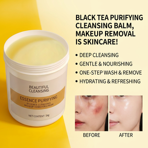 Crème Nettoyante Visage OEM/ODM en Gros, Lotion Démaquillante Yeux et Visage, <span class=keywords><strong>Baume</strong></span> <span class=keywords><strong>Démaquillant</strong></span> pour Tous Types de Peau - Product Image 5