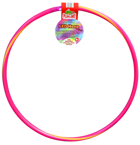 Cerceaux de danse Hula classiques à LED scintillants avec lumières colorées pour enfants, 60cm, 72cm, 78cm, présentation prête à l'emploi - Product Image 1
