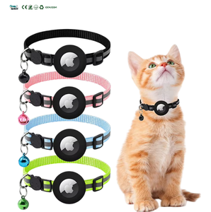 Nouvelle Arrivée Collier de <span class=keywords><strong>Chat</strong></span> Réfléchissant à la Mode avec Boucle de Sécurité Personnalisée à Décrochage Rapide pour Chaton Chien Fabriqué en Nylon Durable - Product Image 1