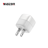 Chargeur Mini USB-C PD 20W WISESIR GaN avec Protection Contre les Surcharges, Charge Rapide Type C 3.0, Appareils de Charge Rapide pour Voyage