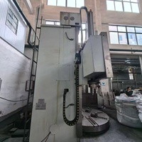 Prêt à expédier – Tour vertical CNC à double colonne Xinhong CK5225 d'occasion, 2500 mm, robuste, pour usinage de moyeux de bride et applications minières
