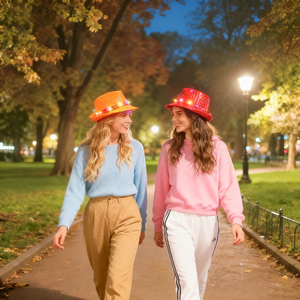 Bán buôn LED nhấp nháy Jazz Fedora Hat cho người lớn Unisex hip hop Dance & Đảng kinh doanh sử dụng giản dị nhân vật phong cách - Product Image 5