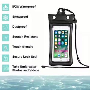 High Quality Waterproof Cell Phone Bag Waterproof PVC Floatable Bag Waterproof Mobile Pouch Mobile Pouch Phone Pouch - Product Image 4