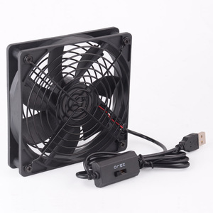 Ventilador USB DC Sanonda de 120x120x25mm con controlador de velocidad para refrigeración de servidores - Product Image 2