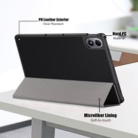 Étui pour tablette en cuir PU fin avec support pliable magnétique, coque intelligente pour Redmi Pad 2 Pro 12.1 2025