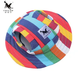 All Seasons Use Fashion Dog Round Top Hats for Small Medium and Large Dogs and Cats