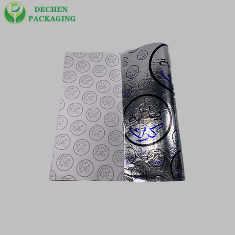 Burger Foil Sheet Liner Sandwich Wrap Insulated Foil