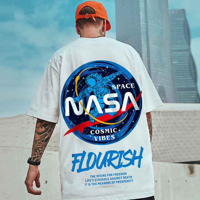 Men's Custom Logo Smiling Face T-Shirt Oversized Streetwear Hip Hop Polyester/Cotton Knitted Digital Printing