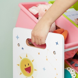 <span class=keywords><strong>SONGMICS</strong></span> Armoire de <span class=keywords><strong>rangement</strong></span> pour livres et jouets en bois pour enfants, organisateur d'armoires pour enfants, étagère de <span class=keywords><strong>rangement</strong></span> avec boîte en plastique - Product Image 3