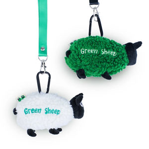 Vente chaude propre marque mouton vert tabouret distributeur de sac facile à transporter avec un rouleau de merde Ba - Product Image 3