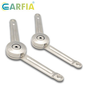 <span class=keywords><strong>Garfia</strong></span> Bisagra de elevación y soporte para puerta de armario de cocina, de aleación de zinc niquelada, con ajuste de tapa abatible y cierre suave, Modelo LS-04 - Product Image 2