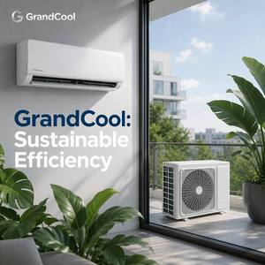 Climatiseur split à double inverter GrandCool 9000 12000 18000 24000 BTU A+++ Direct usine avec compresseur de première qualité - Product Image 1