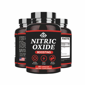 Cápsulas de Suplemento Herbal con L-Arginina y L-Citrulina para Aumentar el Óxido Nítrico, para Adultos, Crecimiento Muscular, Energía, Ciclismo Saludable, 60 Unidades - Product Image 1