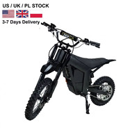 Expédition US en 3 jours, Vélo électrique tout-terrain Surron pour adultes, 48V 1500W, moteur central, autonomie 80 km, guidon amovible
