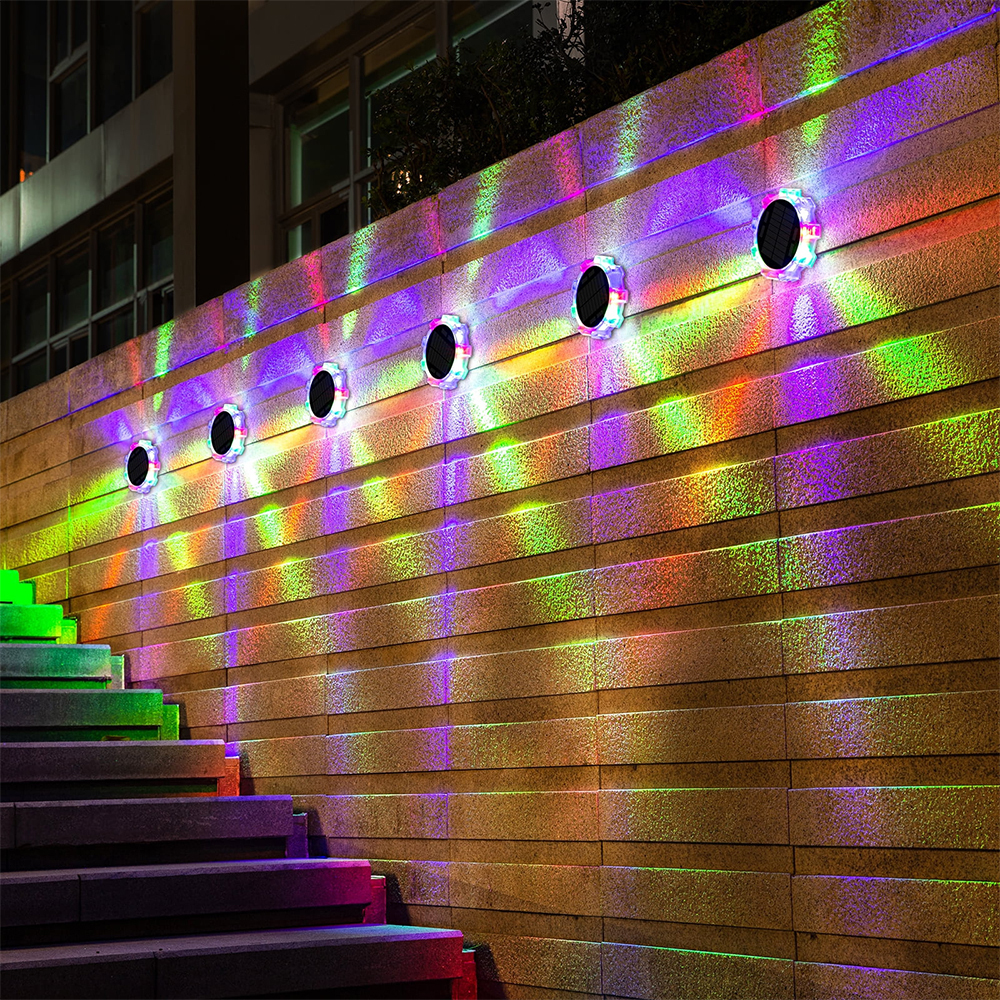 Solar-Powered LED Address Sign Modern House Number Plate Outdoor Wall Light