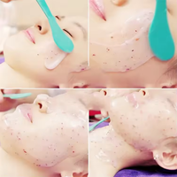 Masque en gelée pour le visage à 14 saveurs, marque privée, biologique, naturel, blanchissant, hydratant, masque en gelée cristalline pour le visage, poudre