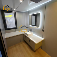 Rumah Kapsul Prefabrikasi Modern, Ramah Lingkungan, Tahan Air, dan Bernapas, Model E5/E7 Bentuk Persegi Panjang/Persegi untuk Kamar Tidur Luar Ruangan
