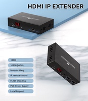 Extensor HDMI KVM de 120M, Transmisor 1080P 60Hz, IR y Multito-Multito, Compatible con PoE