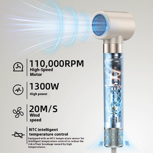 เครื่องจัดแต่งทรงผมอเนกประสงค์แบบไอออนิกความเร็วสูง ชุดแปรงเป่าผมแบบขั้นตอนเดียว พร้อมหัวเปลี่ยนได้ สำหรับใช้ในโรงแรมและกลางแจ้ง - Product Image 4