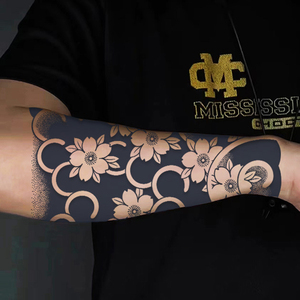 Tem nhãn dán hình xăm tạm thời Juice Net Red, giữ được 7-15 ngày, chiết xuất thảo dược, hình xăm bán vĩnh viễn, nghệ thuật body art, hình xăm giả dành cho nam và nữ - Product Image 2