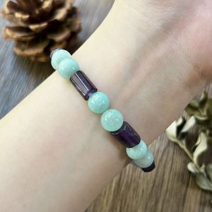 Pulsera de Piedra Natural con Cuentas de Vidrio Coloridas, Vitalidad y Fuerza de Vida, MOQ Bajo, Se Aceptan Muestras Personalizadas - Product Image 5