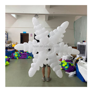 Iklan natal mengambang kepingan salju Parade kostum kinerja untuk display meriah dan pemasaran - Product Image 3
