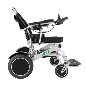 Aluminum Electronic Ultra Lightweight Fold Electric Wheelchairs For The Disabled